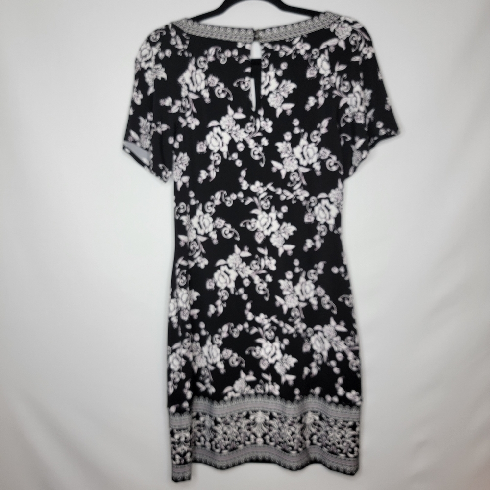 White House Black Market Floral Knit Shift Dress - Picture 12 of 14